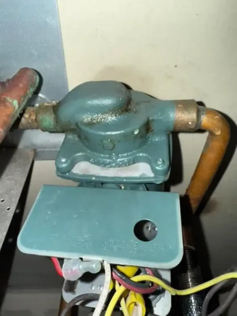 Corroded HVAC pipe found during second opinion inspection in Las Vegas